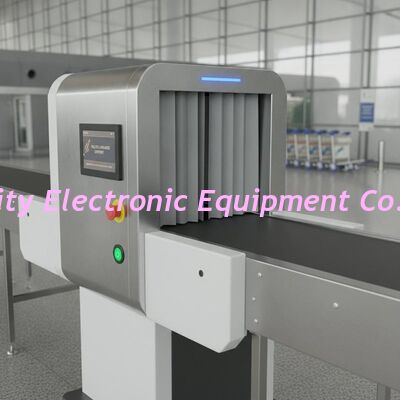 دعم متعدد اللغات أجهزة مسح الأمتعة بالأشعة السينية توفر طاقة التشغيل 220AVC 10 50Hz 3Hz لأمن المطار والسكك الحديدية